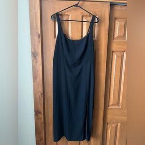 Abercrombie & Fitch Black Midi Dress